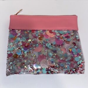 Packed party pink confetti everything pouch